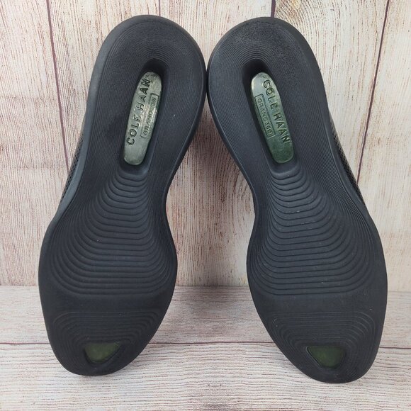 Cole Haan ØriginalGrand Energy Twin Oxford Men Size 13 Black Leather Dress Shoes - Picture 7 of 9